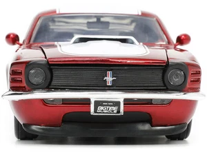 Ford Mustang Boss 429 1970 rojo caramelo con rayas blancas "Super Boss" "Bigtime Mu - Imagen 1 de 5