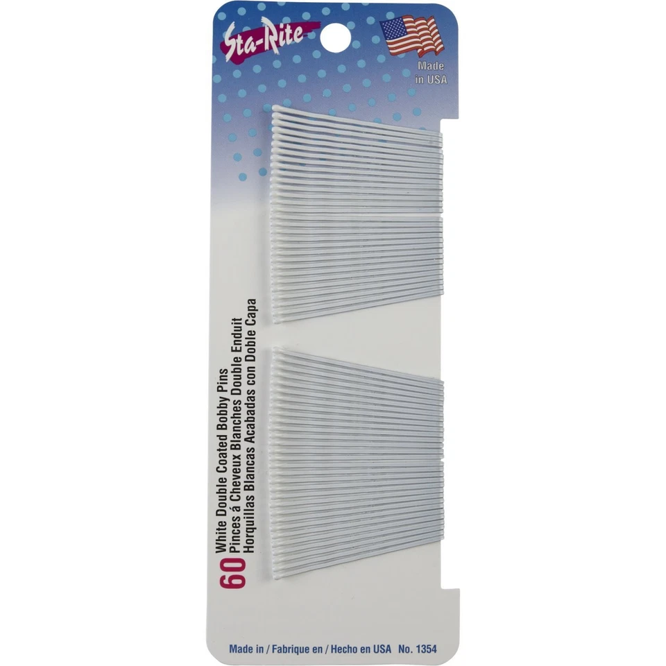STA-RITE White Bobby Pins - 60 Count