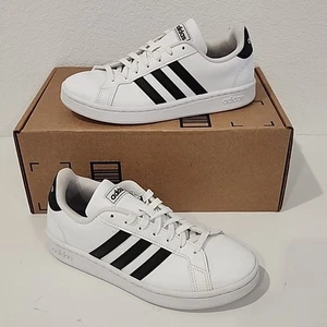 Adidas Grand Court 2.0 Mujer 6.5 Blanco/Negro F36483 Nuevo Modelo de Pantalla Zapatilla - Imagen 1 de 6