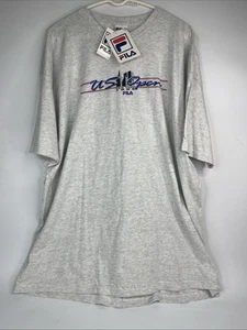 NEW Vintage FILA US Open 1998 Shirt New York Twin Towers NYC Mens XXL USA NEW - Picture 1 of 8