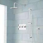Signature HW-Tosca Thermostatic Shower System w/Rainfall and Hand Shower-Chrome