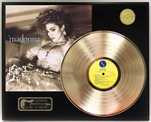 Pantalla de placa de disco LP de oro Madonna - Like A Virgin - Imagen 1 de 3