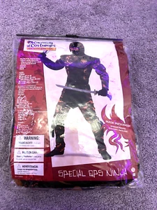 Boys Special Ops Ninja Muscle Chest & Arms Halloween Costume Medium(8-10) Child* - Picture 1 of 1