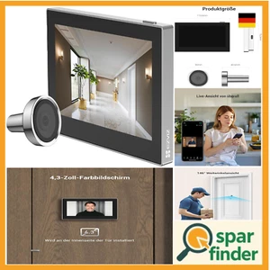 EZVIZ CP2 WLAN Türspion mit 4,3-Zoll-Farbbildschirm & Kamera - Bild 1 von 11