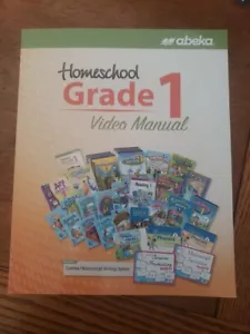 Abeka 1st Grade 1 Video Manual Homeschool Learning Book - Picture 1 of 2