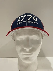 Baseballmütze Pazifikamerika USA 1776 bestickt Netzrücken Flagge Pin Größe L-XL - Bild 1 von 10