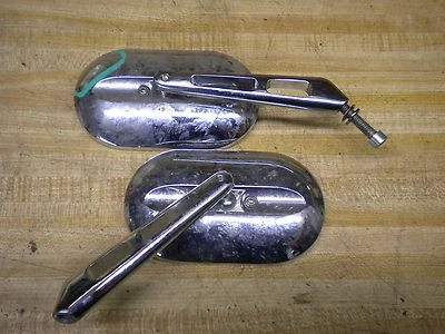 2005 Boss Hoss Harley Davidson Drag Specialties Magnum Mirror pair set - Image 1 of 3