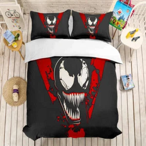 Juegos de ropa de cama funda de almohada funda nórdica edredón edredón estampado 3D veneno lengua curva - Imagen 1 de 6