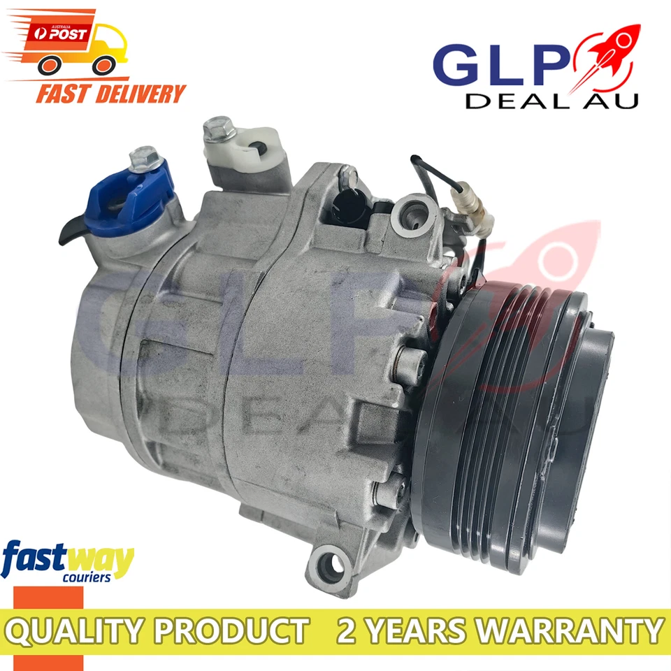 For BMW E53 X5 3.0d 3.0i 3.0L M57 D30 SAV w/ Belt Pulley Air Con AC Compressor - image 1 of 4
