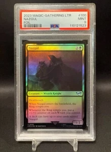 🌈 PSA 9 - Nazgul - FOIL - MTG #100 - Lord of the Rings LOTR (LTR) 🌈 - Picture 1 of 2