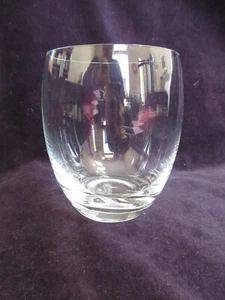 RARO Uno (1) Rosenthal Davino Cristal Liso Doble Antiguo 4 1/8" Usado en Excelente Condición - Imagen 1 de 5