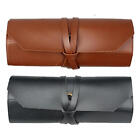 Leather Tool Roll Roll-up Tool Bag for Men Storage Pouch Organizer Multi-Purpose