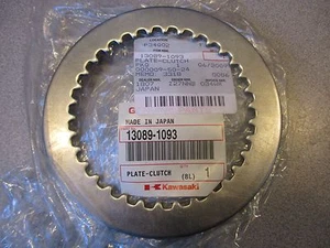 PLACA DE EMBRAGUE DE ACERO KAWASAKI ZX1000 ZR1000 ZX 636 ZR KLZ 1000 NUEVO DE LOTE ANTIGUO/OEM 13089-0008 - Imagen 1 de 2