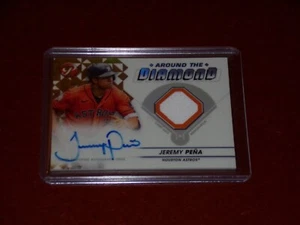 2023 Topps Pristine Auto Relics Gold Refractors 48/50 Jeremy Pena - Bild 1 von 2
