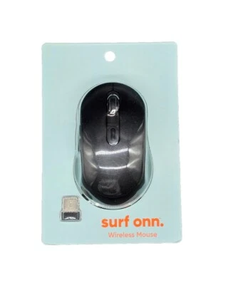 SEALED Surf Onn Wireless Mouse 6 Button Clicking Adjustable DPI 600-3600 - Image 1 of 4