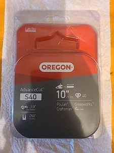 Oregon AdvanceCut 10" Chain Saw Replacement Chain S40 New - Picture 1 of 2