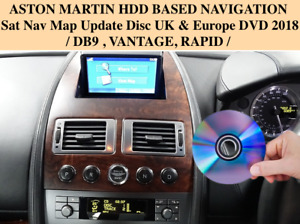 Aston Martin HDD Typ Navigation Karte Update Disc UK & Europa DVD 2018 DB9, SCHNELL