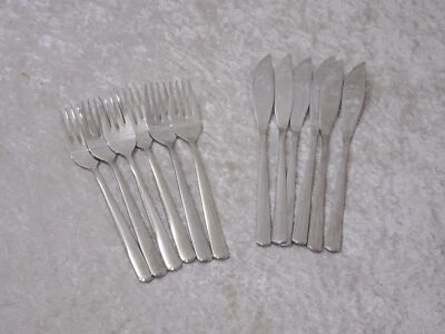 SFRB39 - 12 Pezzi Set Posate Posate Da Pesce WMF Cromargan - Vintage - Immagine 1 di 4
