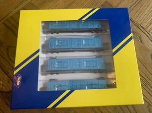 AZL 904807-1 Z SCALE 1:220 - 4 Pack of R-70-20 Reefer Freight Cars Cold Train - Picture 1 of 7