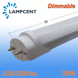 10-100/Pack T8 Dimmable LED Tube Light 20W 4FT G13 48" Retrofit Fluorescent Lamp - Picture 1 of 11