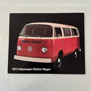 1973 Volkswagen VW Station Wagon Bus Van Sales Brochure Vintage Advertising - Picture 1 of 3