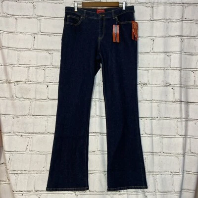 NWT Chaps Denim Women’s Size 10 Dark Blue Wash Jeans Classic 5 Pocket MSRP $50 - Image 1 of 4