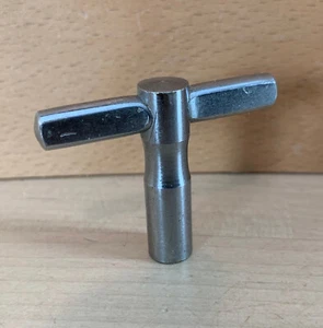 Walberg & Auge Trommel Tamburin Schlüssel Sechskantkopf 50er Vintage Schraubenschlüssel Tuning Tool Chrom - Bild 1 von 4