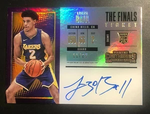 Lonzo Ball 2017-18 Panini Contenders Auto Rookie Ticket Finals RC #d /25 Lakers - Picture 1 of 7