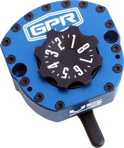 GPR Blue Machined Aluminum/Steel V5 Steering Damper Stabilizer 5-5011-4023B - Picture 1 of 1