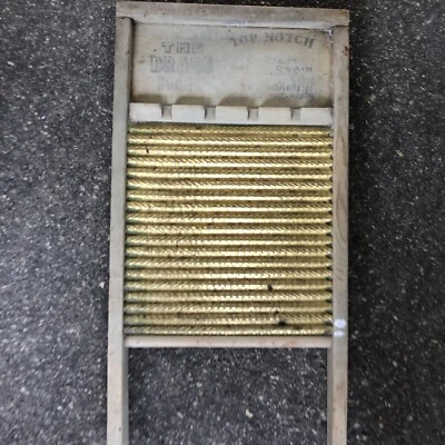 Vtg Antique National Washboard Co The Brass King NO. 801 Wash Board Top Notch - Image 1 of 4