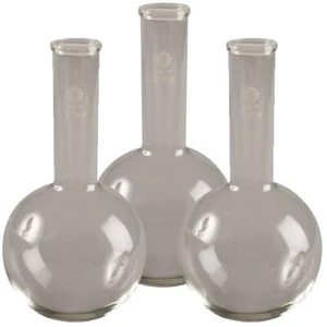 Lab Safety Supply 5YHD3 Glass Boiling Flask 500 mL (Lot of 3) - Picture 1 of 2