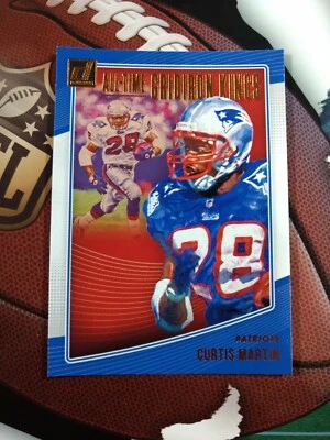 CURTIS MARTIN 2018 Donruss ALL-TIME GRIDIRON KINGS #AGK-18 NEW ENGLAND PATRIOTS - Image 1 of 2