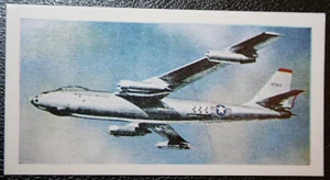 BOEING B47E STRATOJET USAF Bomber Vintage 1958 Karte - Bild 1 von 2