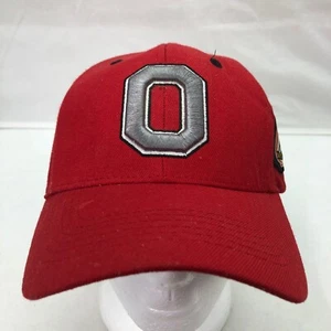 OHIO BUCKEYES NCAA 2007 ATLANTA BIG TEN CONFERENCIA PARA HOMBRES GORRA ROJA AJUS STRAPBACK - Imagen 1 de 10