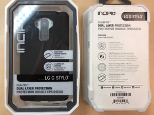 Incipio LG G Stylo DualPro Dual Layer Protection Case in Black NEW - Picture 1 of 2