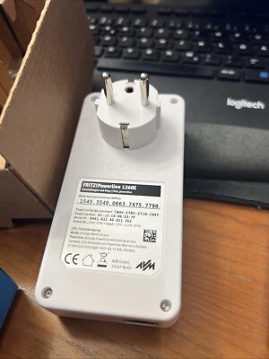 Fritzbox FRITZ! Powerline 1260E WLAN Set Wie Neu Wenig Gebraucht WLAN MESH - Bild 1 von 4