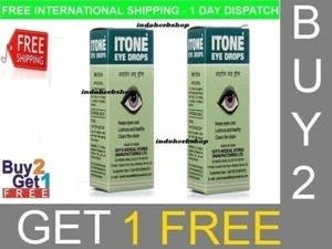 ITONE Eye Drops Herbal Ayurvedic Antibiotic Antiseptic Eye Drops Buy 2 get 1 Fre - Picture 1 of 7