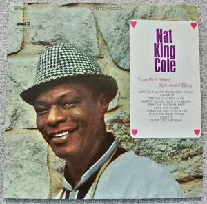 Nat King Cole Love Is A Many Splendored Thing LP Record - Picture 1 of 3