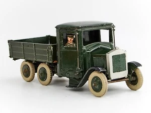 BRITAINS LTD No. 1335 Army Lorry 6 wheel Tipper WOOD Bed WWII 1950's EXC! #V44 - Picture 1 of 24