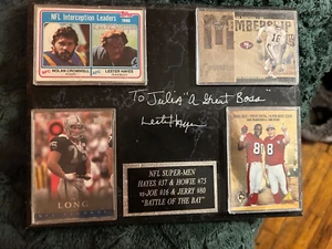lester hayes plaque signed - Picture 1 of 1
