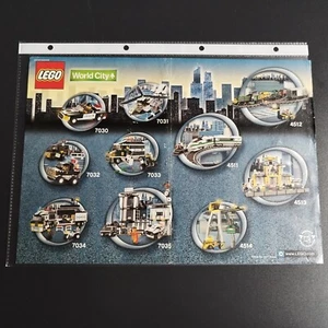 Lego advertising pampflet poster. 4221437. Size A4. World City. - Picture 1 of 2