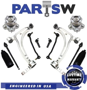 12 Pc Control Arms with Ball Joints Inner Outer Tie Rod End for Nissan Altima - Bild 1 von 3