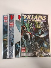 Avengers comic lot Villains for Hire 1-4 NM Bagged Boarded
