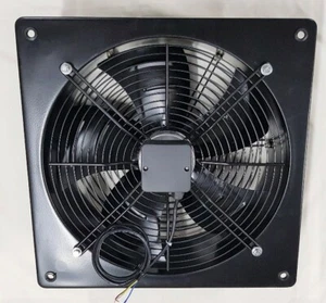 axial plate fan 230V 250-600mm 1400rpm, industrial extractor fan speed control - Picture 1 of 17