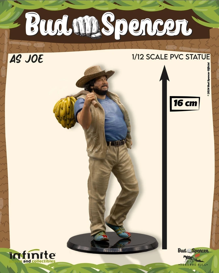 BUD SPENCER as BANANA JOE - Infinite Statue 1/12 Pvc Statua 16X8X8 cm