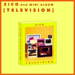 Block B Zico-[Television] 2nd Solo Mini Album CD+Poster+Booklet+Sticker+Toy+Card - Foto 1 di 9