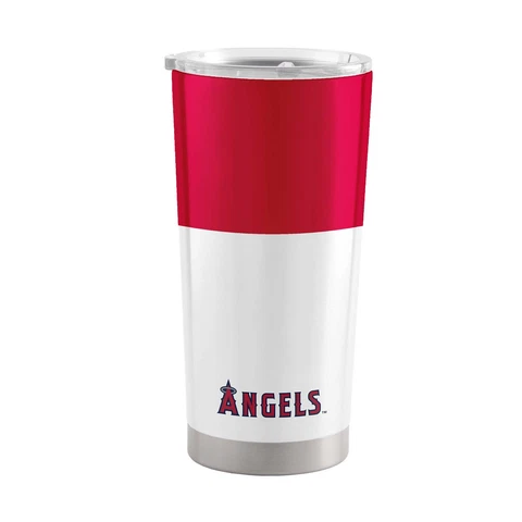 Los Angeles Angels 20oz. Colorblock Stainless Steel Tumbler Cover