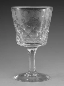 EDINBURGH Kristall - LOCHNAGAR Schliff - Weinglas / Gläser - 4 3/4" - Bild 1 von 5