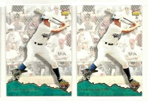 1995 Signature Rookies Tetrad Kerry Wood Error (Kevin on front) #36 Lot of 2 - Picture 1 of 2
