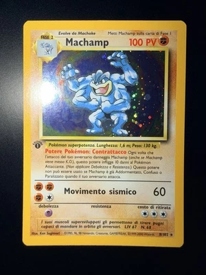 Machamp Holo Unlimited 8/102 Italiano Set Base 1999. - Immagine 1 di 2